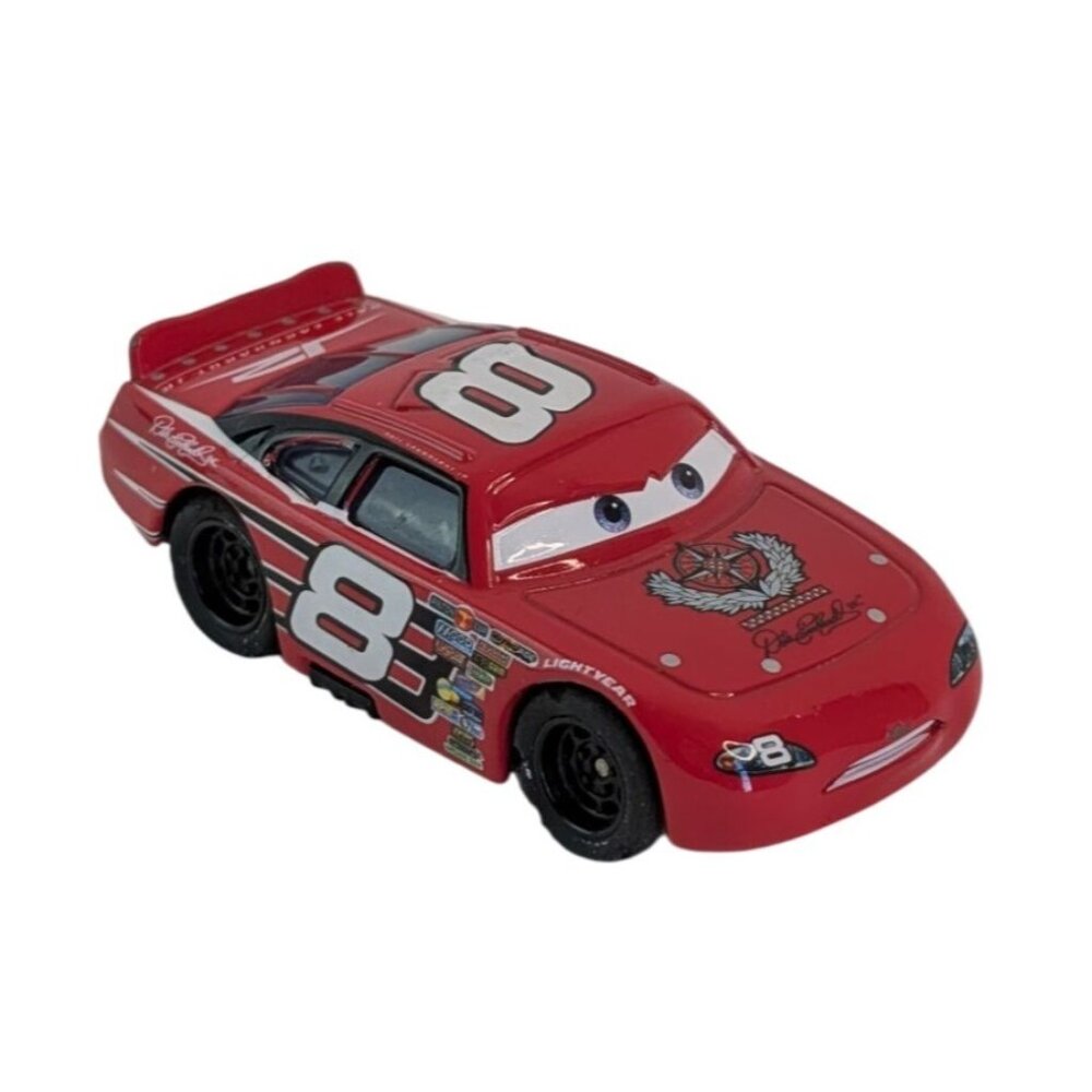 Disney Pixar Cars Diecast Synthetic Rubber Tires #8 Dale‎ Earnhardt Jr Red